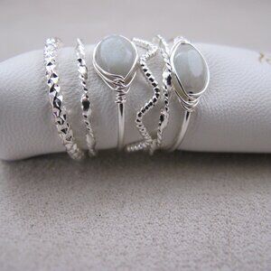 Lovisa 6 Piece Stackable Ring Set